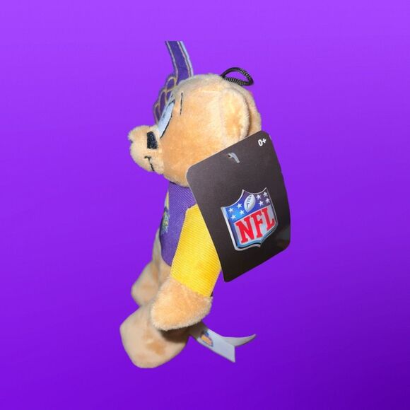 NWT Good Stuff MN Viking Bear NFL Football Plush Stuffed Animal - Picture 3 of 4